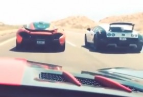 bugatti veyron, gyorsulás, gyorsulási verseny, mclaren, p1, videó