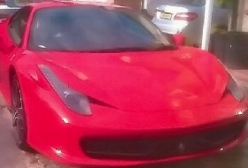 458 italia, anglia, ferrari, rendőr